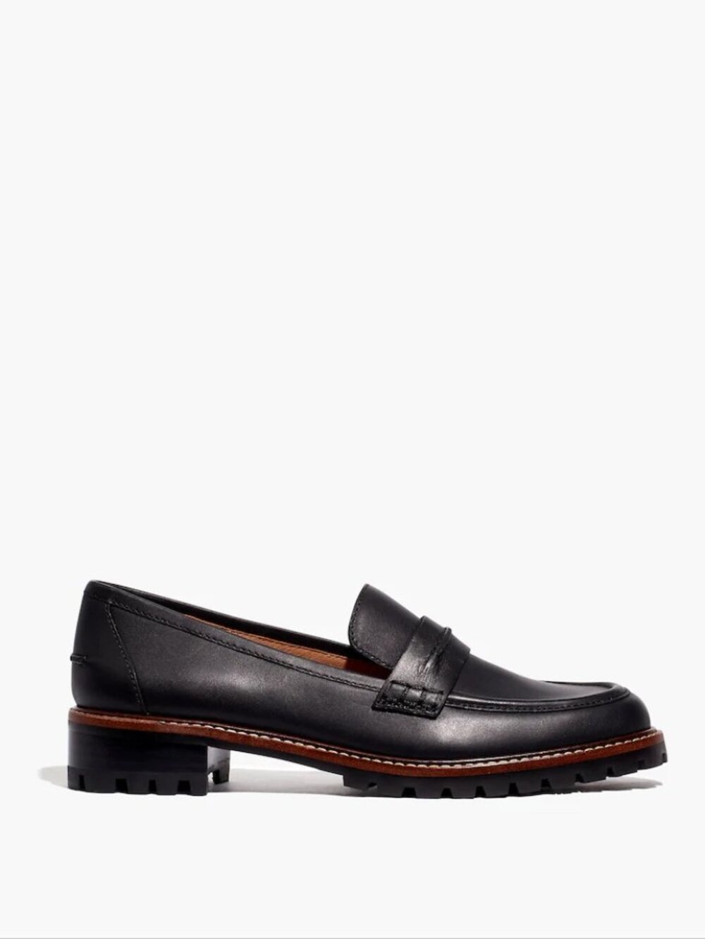 Madewell Black Leather Loafers - Picture 3 of 7